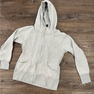 Large soft zipup hoodie